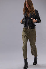 TAILORED DROP JEAN - VINTAGE OLIVE DRAB | R13 ONLINE