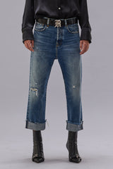 TAILORED DROP JEAN - HUTTON BLUE | R13 for sale