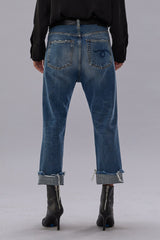 TAILORED DROP JEAN - HUTTON BLUE | R13 for sale