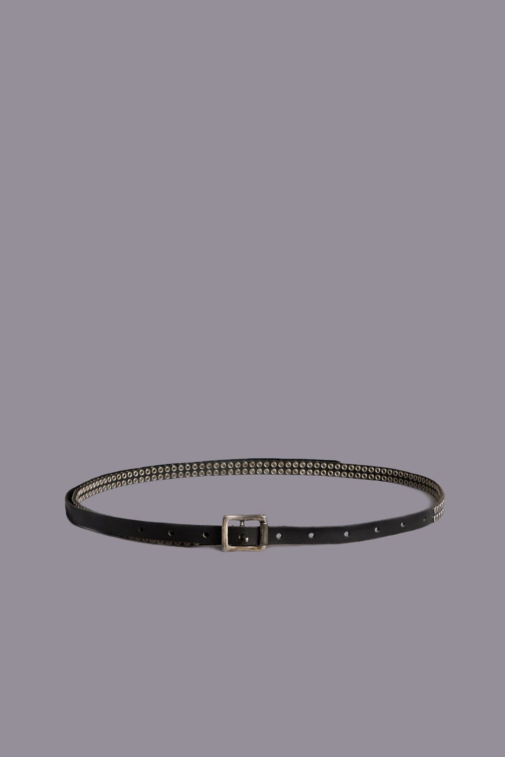 STUDDED SKINNY BELT - BLACK | R13 for sale