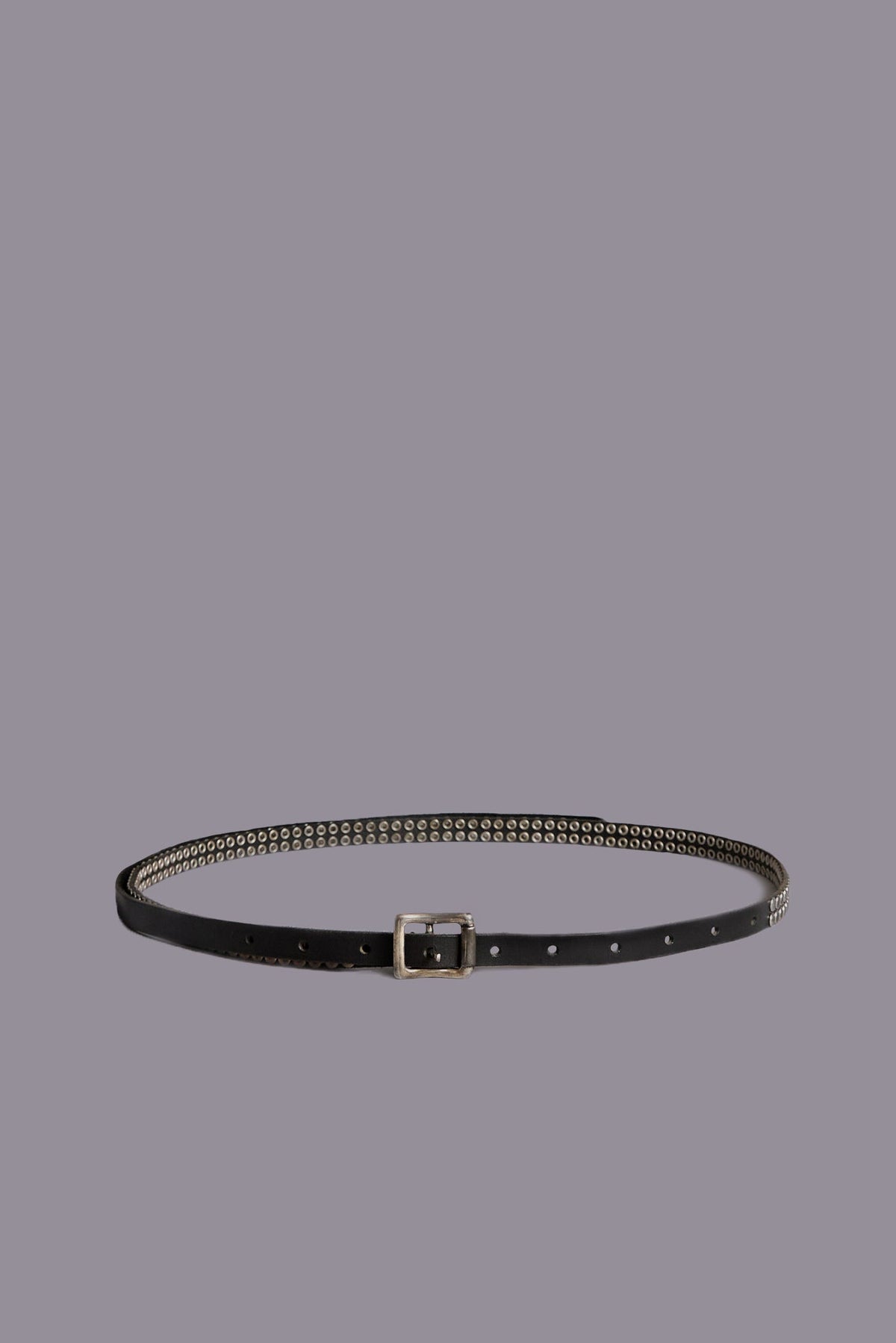 STUDDED SKINNY BELT - BLACK | R13 for sale