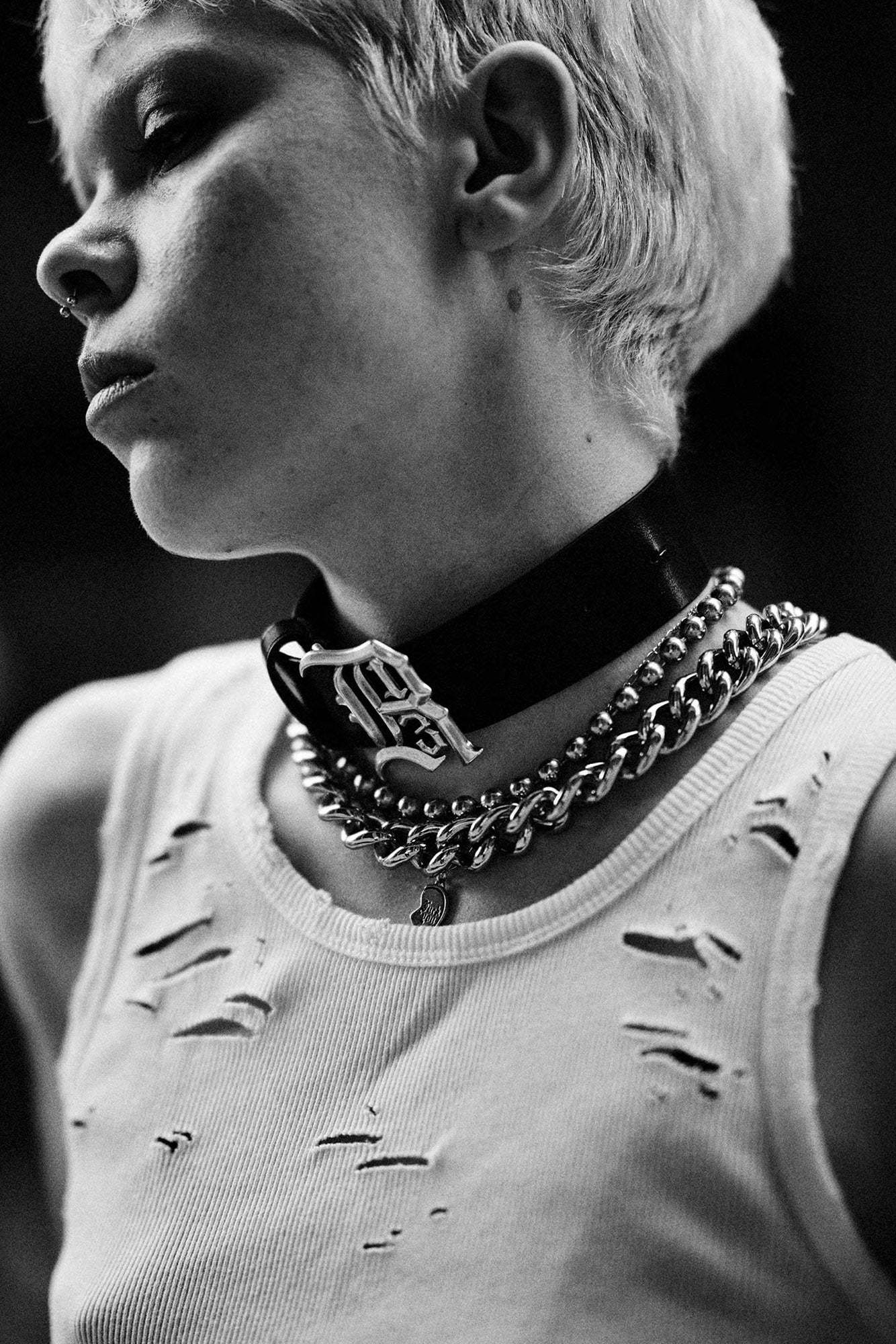 CHOKER - BLACK | R13 discount