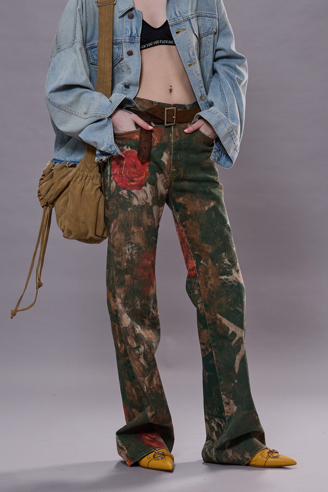 JANE JEAN - PRINTED CAMO ROSE | R13 ONLINE