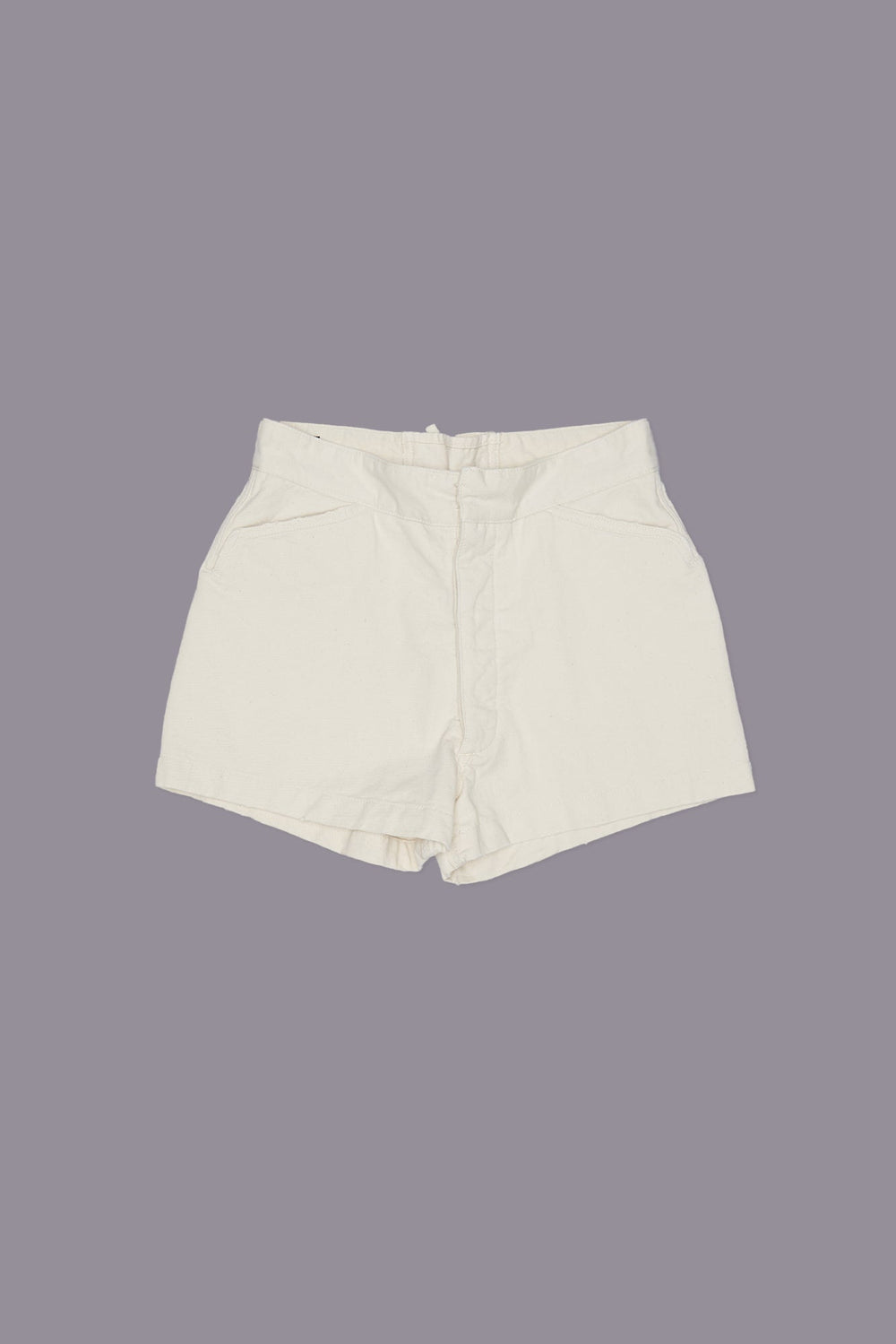 LACE BACK SAILOR SHORT - NATURAL SLUBBY TWILL | R13 discount