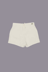 LACE BACK SAILOR SHORT - NATURAL SLUBBY TWILL | R13 discount