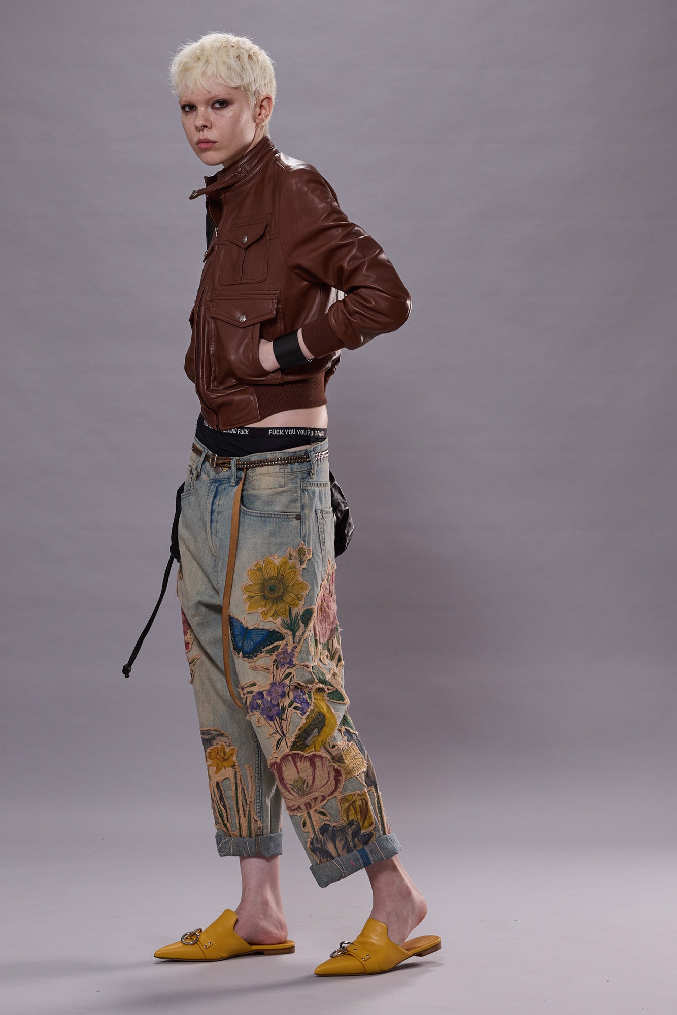 X-BOYFRIEND - APPLIQUE DENIM | R13 for sale