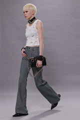 LACE BACK JANE JEAN - RINSE INDIGO RAILROAD | R13 ONLINE