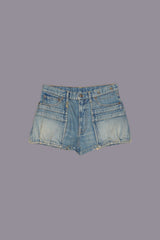 D'ARCY MULTI POCKET SHORT - VEILED BLUE | R13 ONLINE