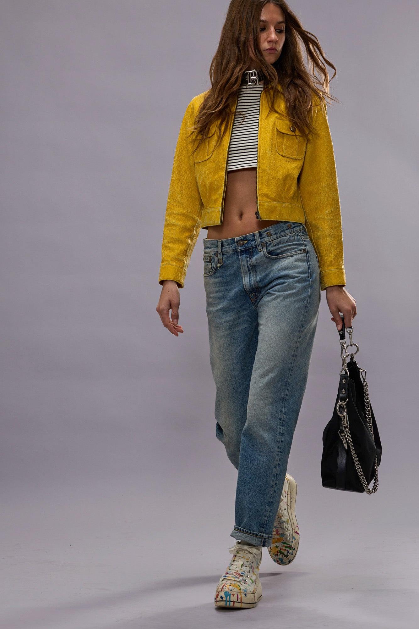 BOYFRIEND JEAN - VEILED BLUE | R13 outlet