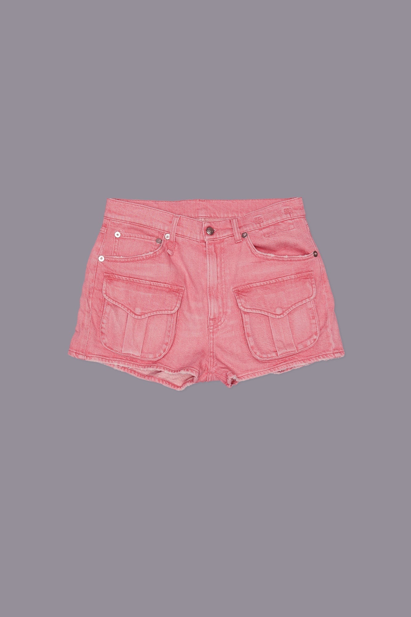 MULTI POCKET SHORTS - CORAL STRETCH | R13 ONLINE