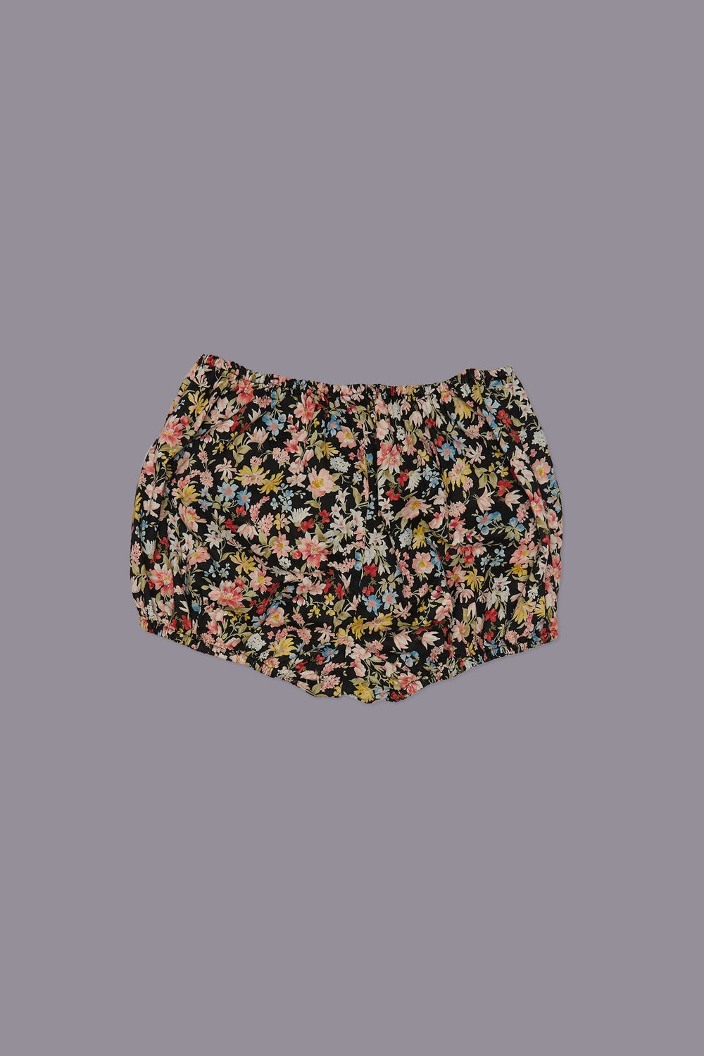 REVERSIBLE BLOOMER SHORT - LAYERED BLACK FLORAL | R13 outlet