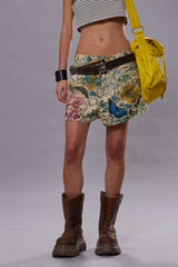 VENTI SHORT - APPLIQUE ECRU FLORAL | R13 near me