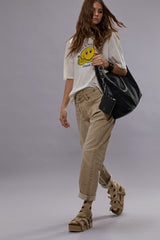 CROSSOVER JEAN - HARLYN KHAKI | R13 for sale