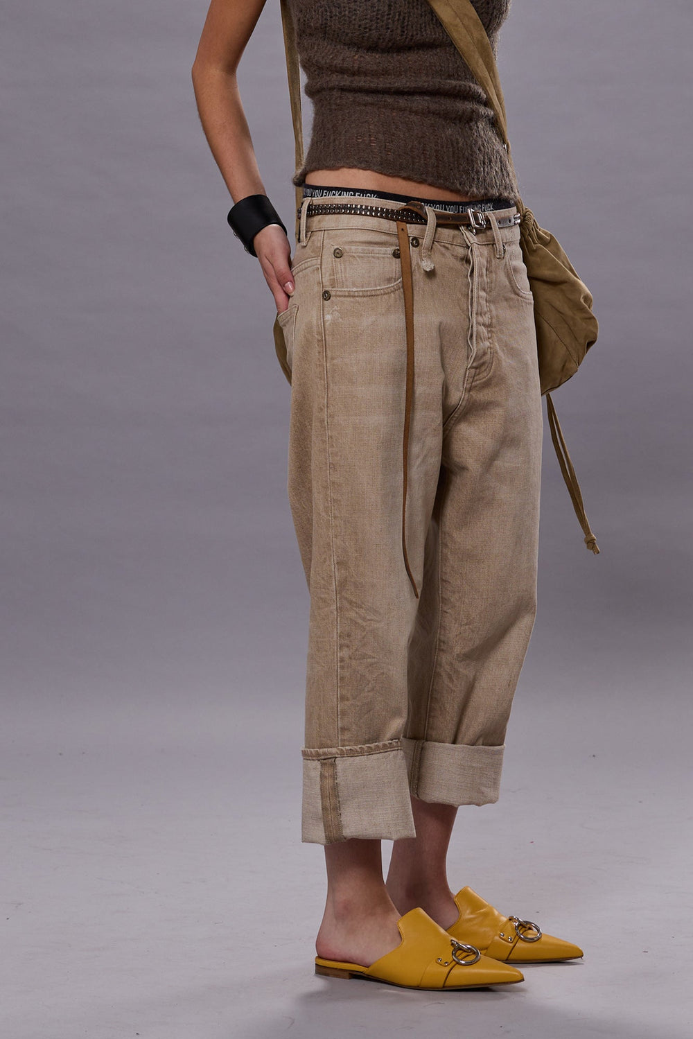 TAILORED DROP - HARLYN KHAKI | R13 outlet