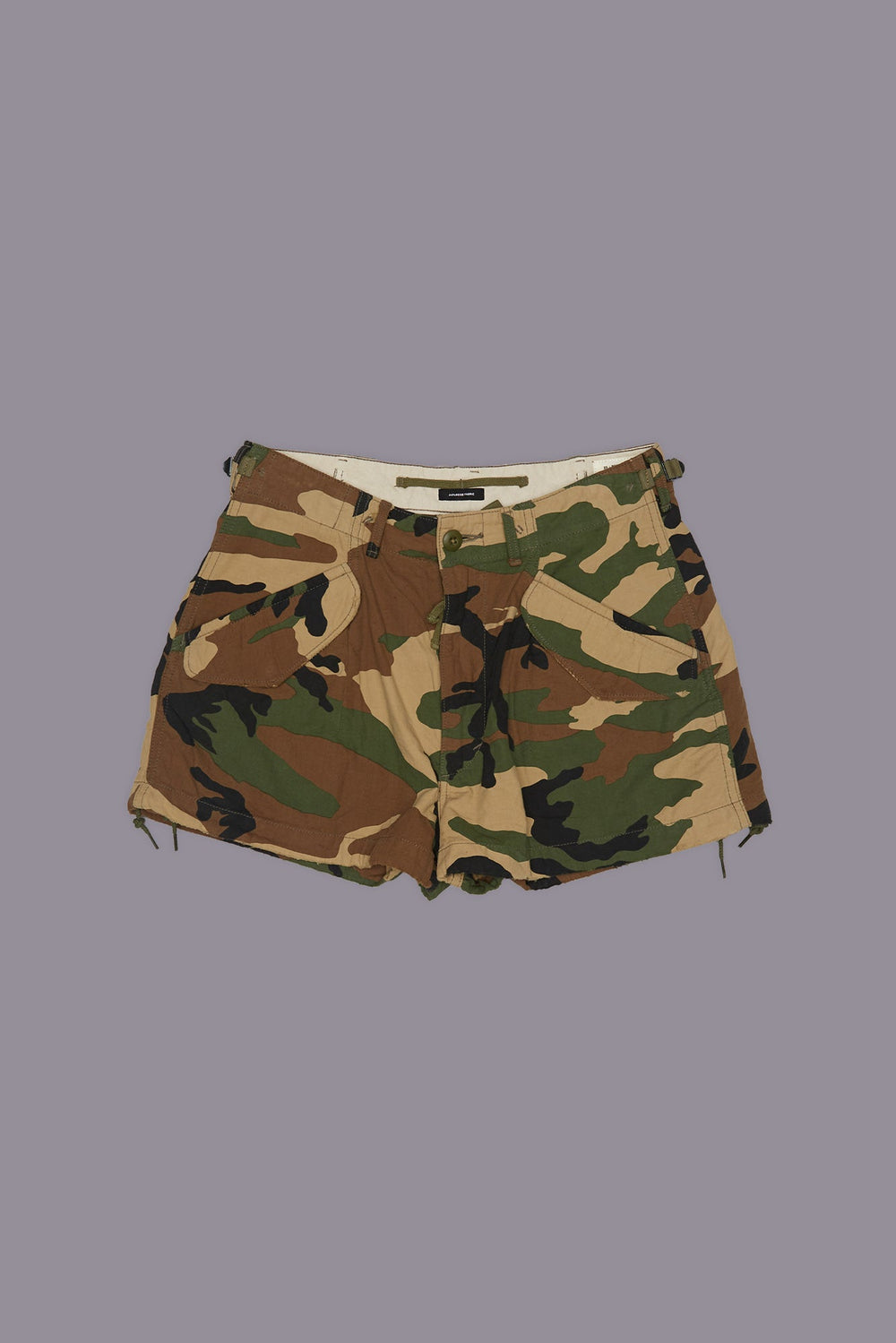 MARIANNE CARGO SHORT - DOUBLE WEAVE CAMO | R13 US