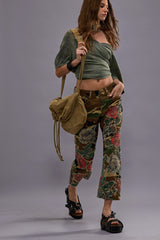 X-BOYFRIEND - ROSE APPLIQUE CAMO | R13 US