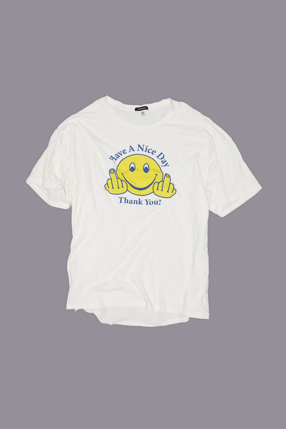 HAVE A NICE DAY RELAXED T - ECRU | R13 sale