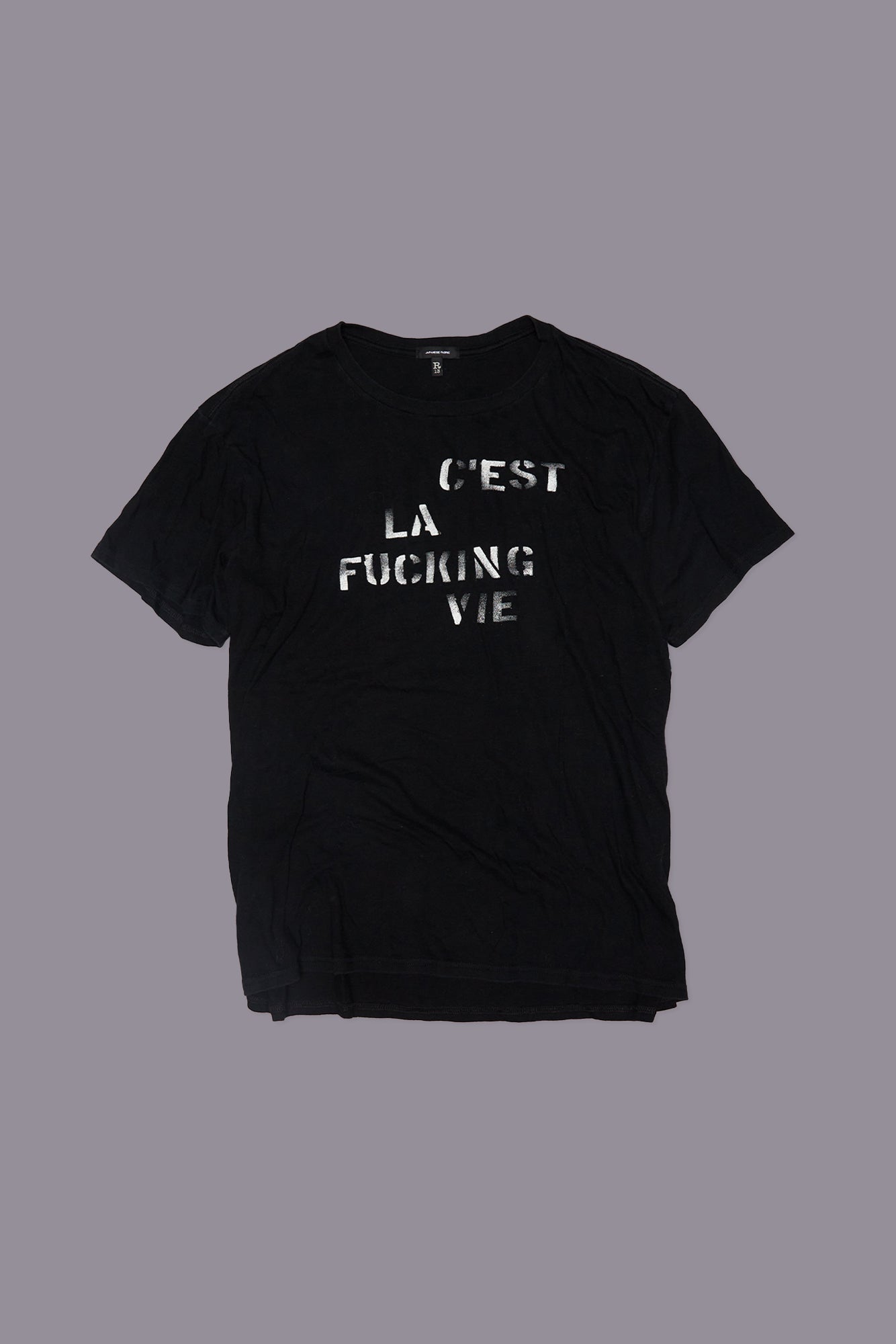 C'EST LA FUCKING VIE BOY T - BLACK | R13 sale