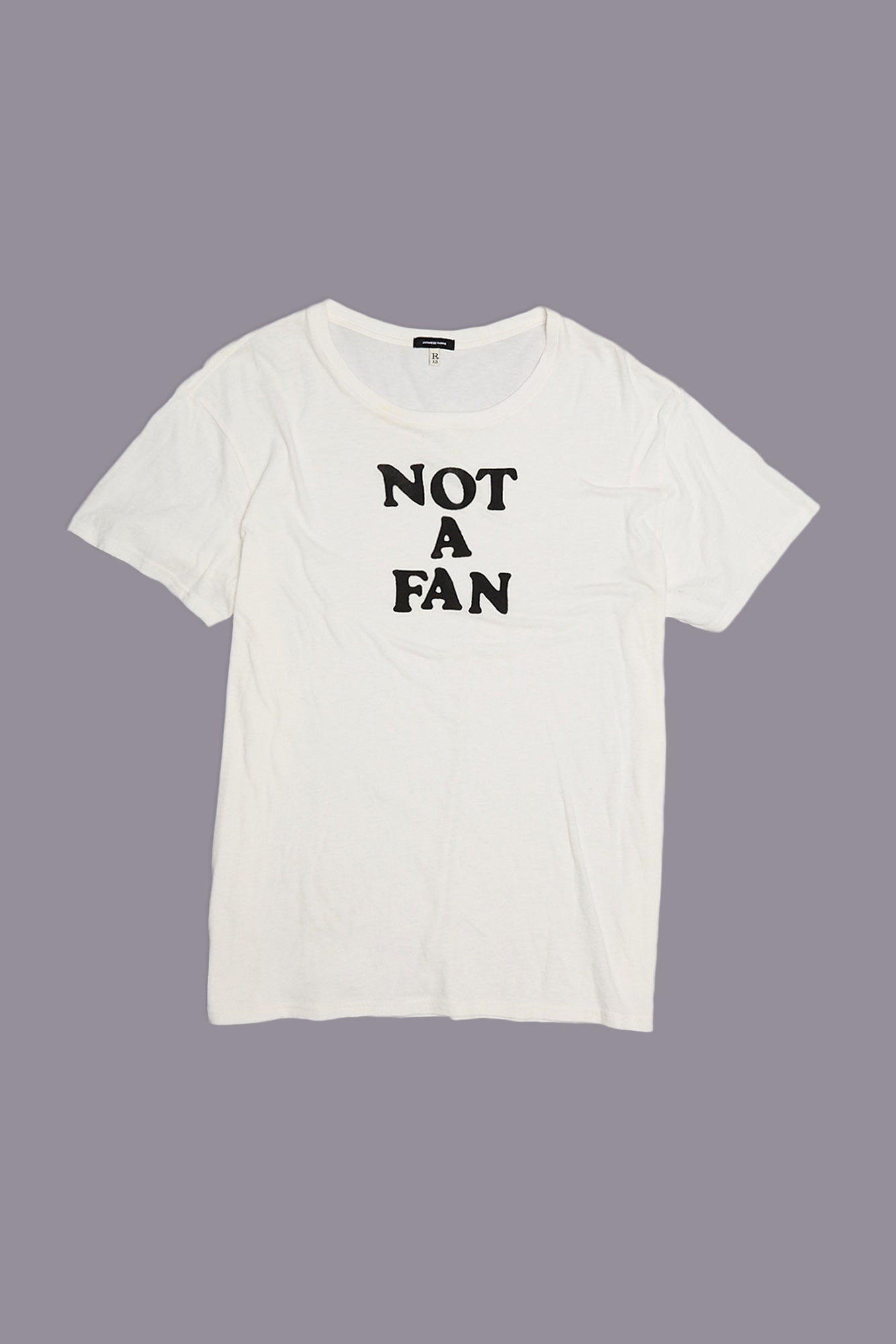 NOT A FAN BOY T - ECRU | R13 ONLINE