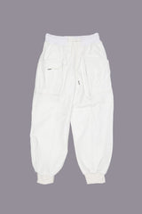 PLEATED POCKET STRAIGHT LEG LEATHER PANT - CRACKLE WHITE | R13 outlet