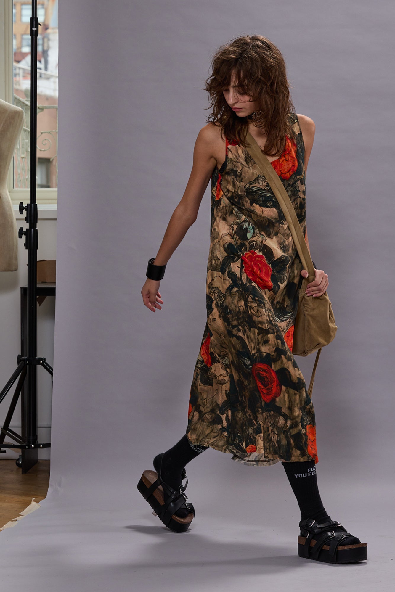 SLEEVELESS MIDI - CAMO ROSE | R13 near me