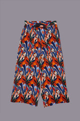 CROPPED WIDE LEG UTILITY PANT - MULTICOLOR PRINT | R13 for sale