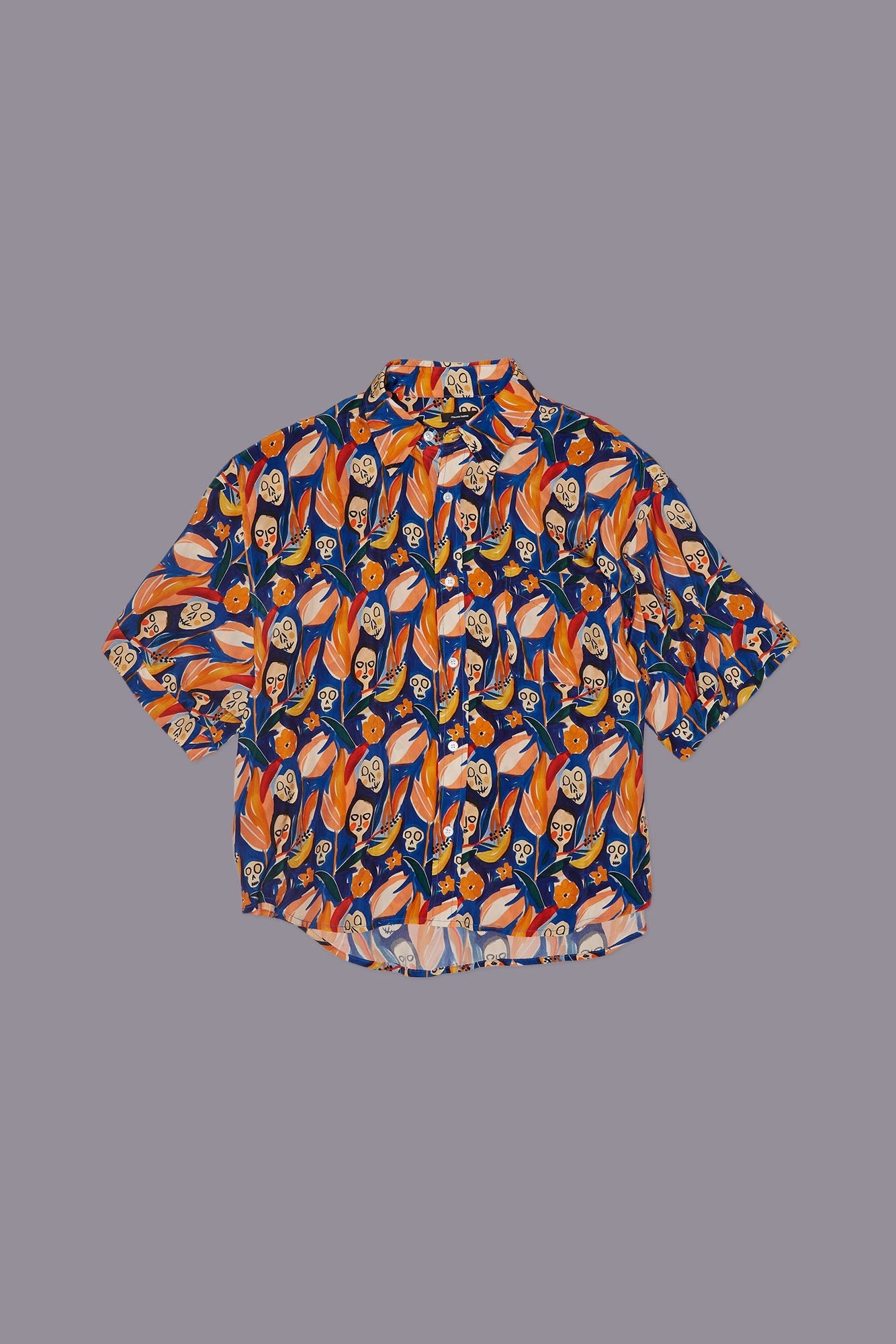 SHORT SLEEVE SHIRT - MULTICOLOR PRINT | R13 US