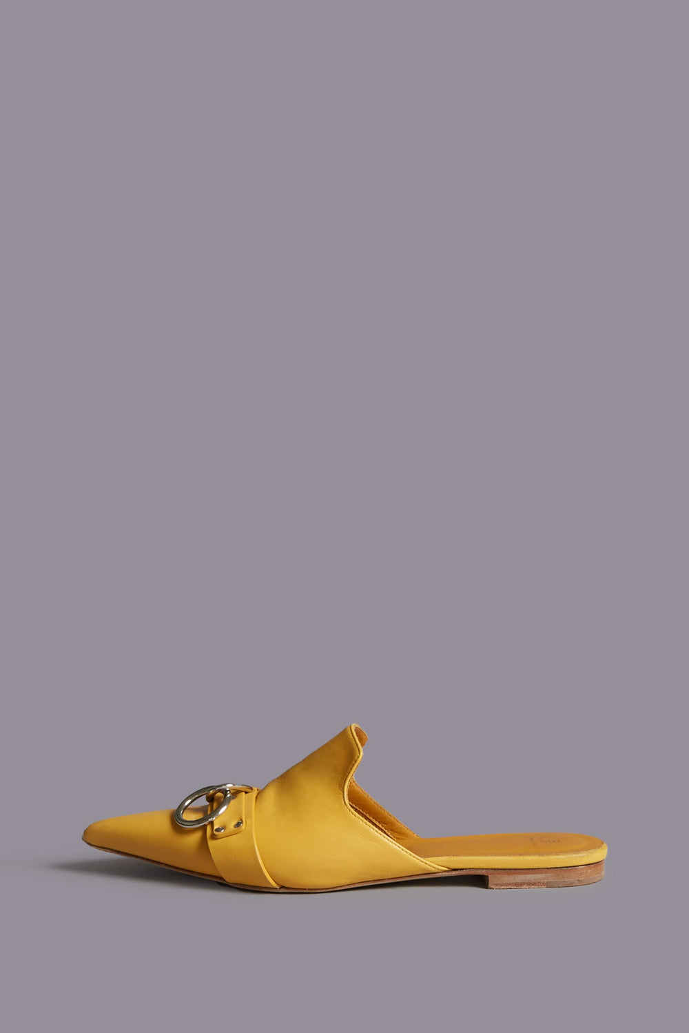 POINTED TOE SLIDE W/RING - YELLOW | R13 sale