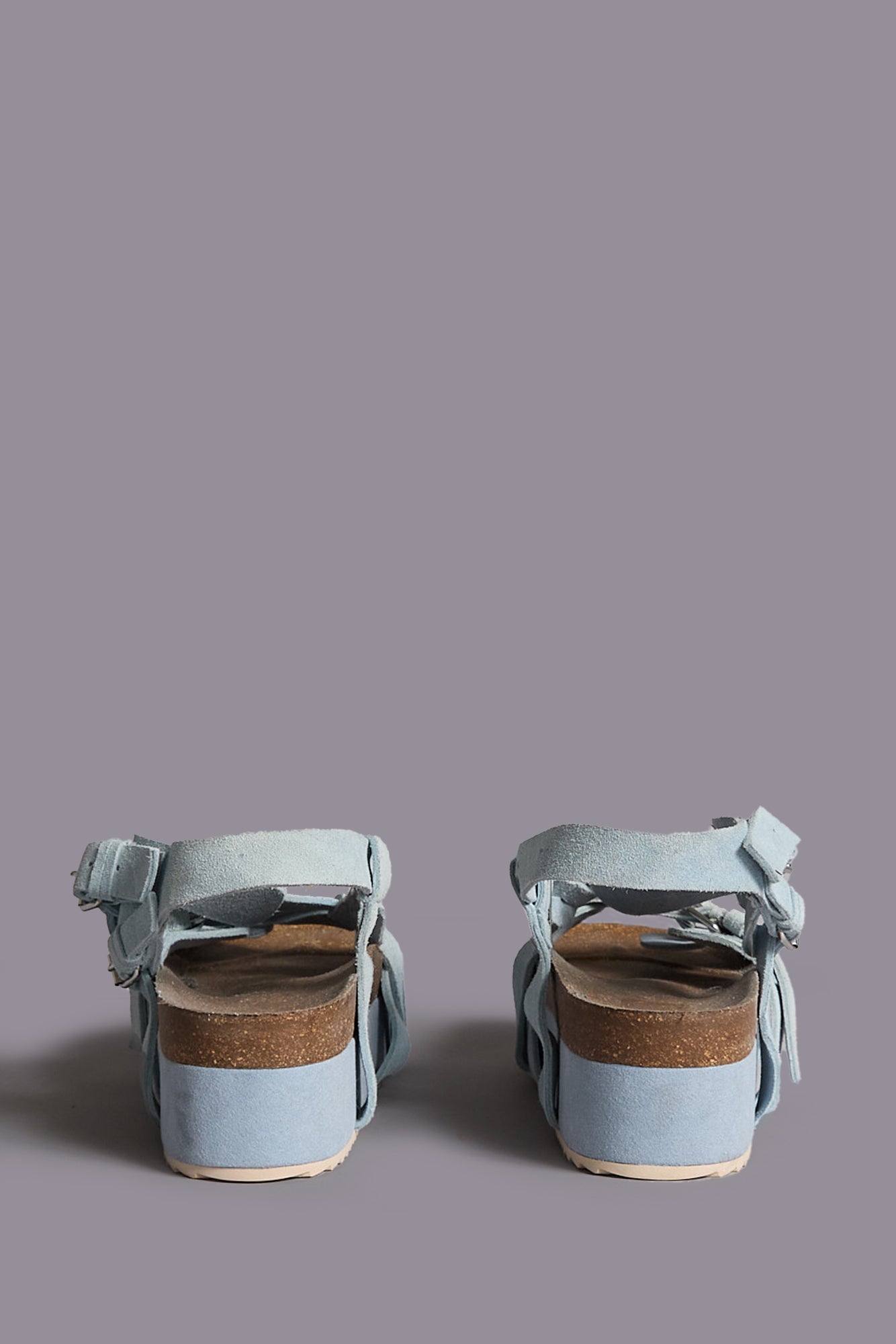 PLATFORM SANDAL - LIGHT BLUE | R13 outlet
