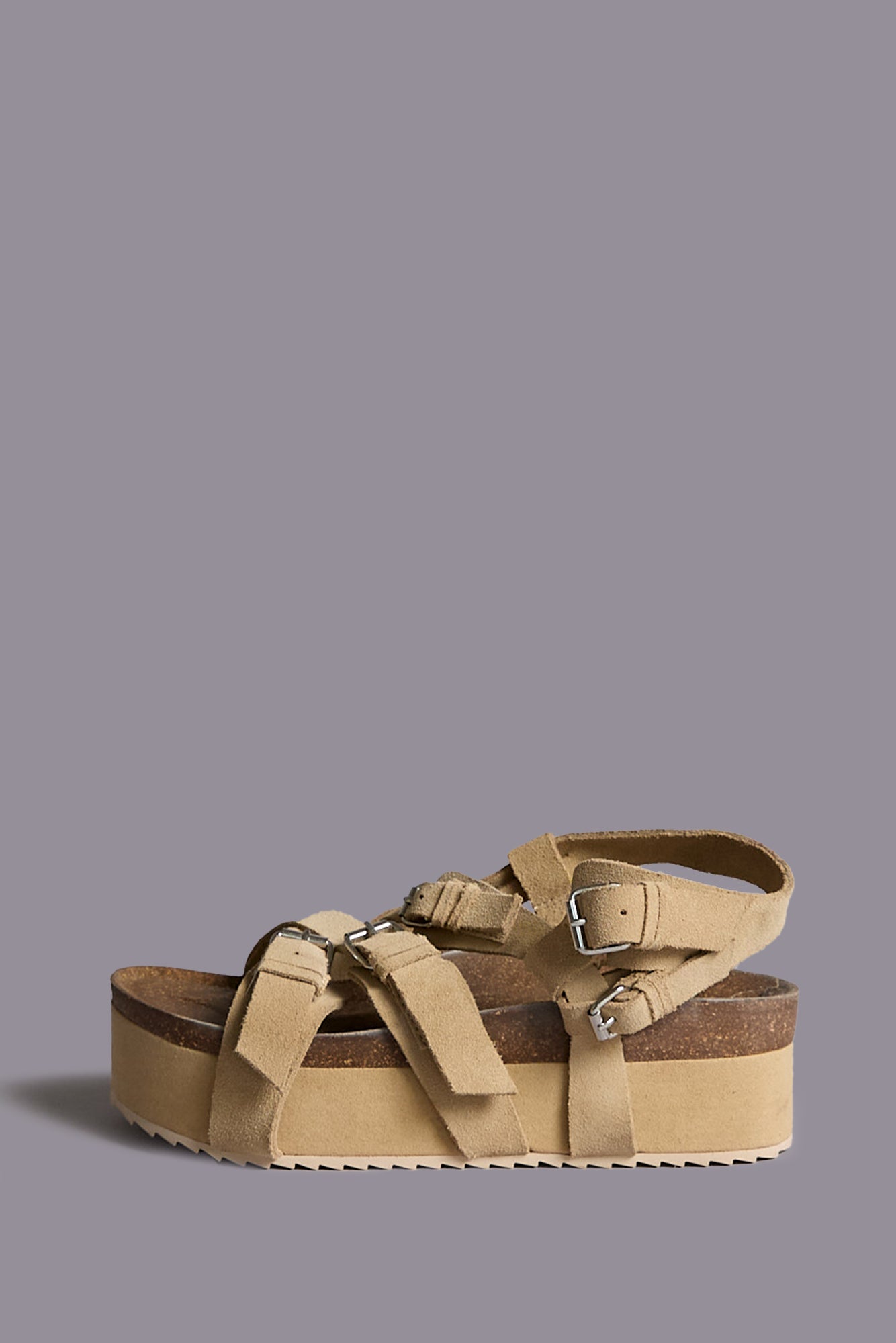 PLATFORM SANDAL - KHAKI | R13 US