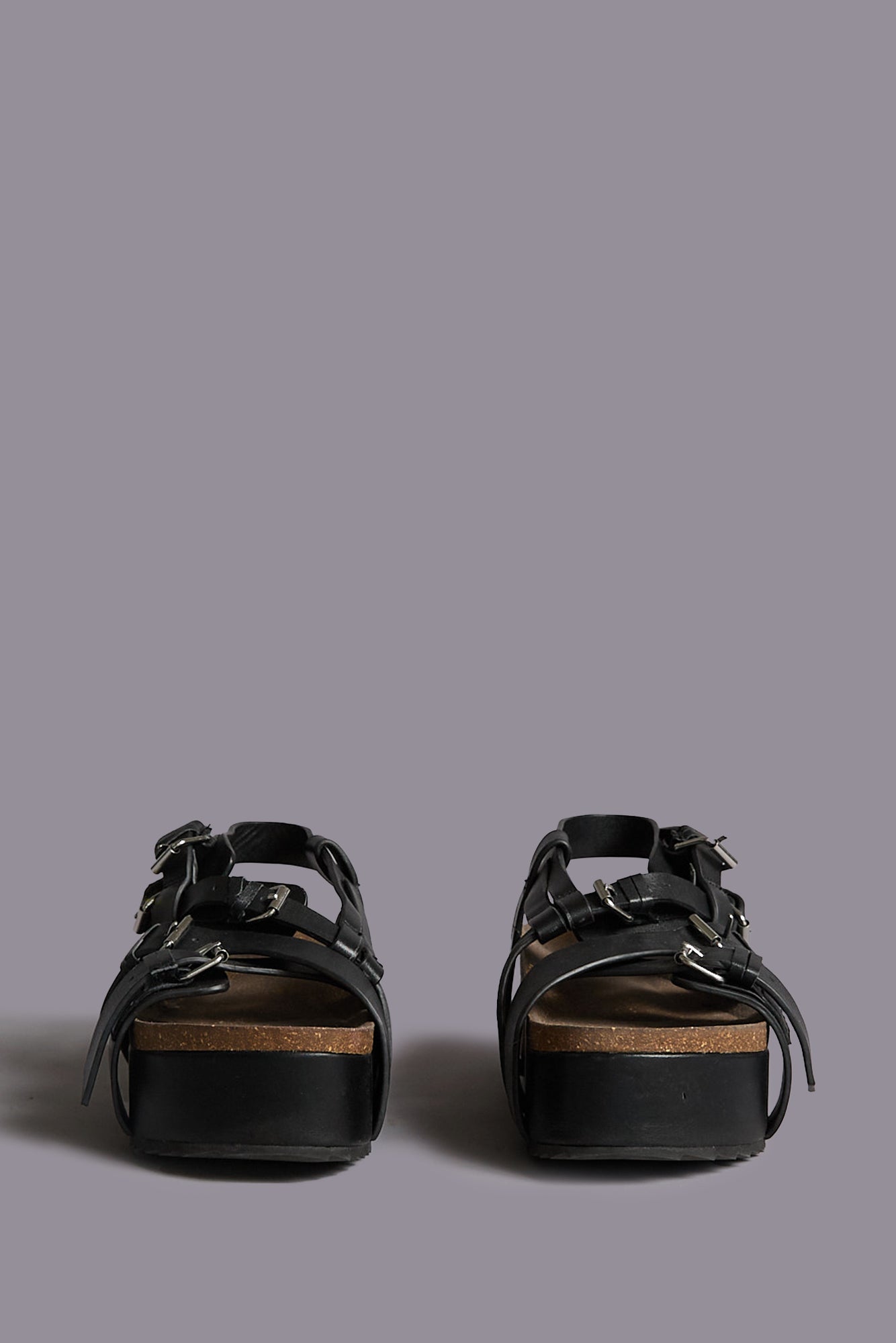 PLATFORM SANDAL - BLACK | R13 ONLINE