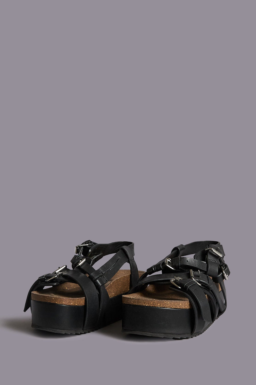 PLATFORM SANDAL - BLACK | R13 ONLINE
