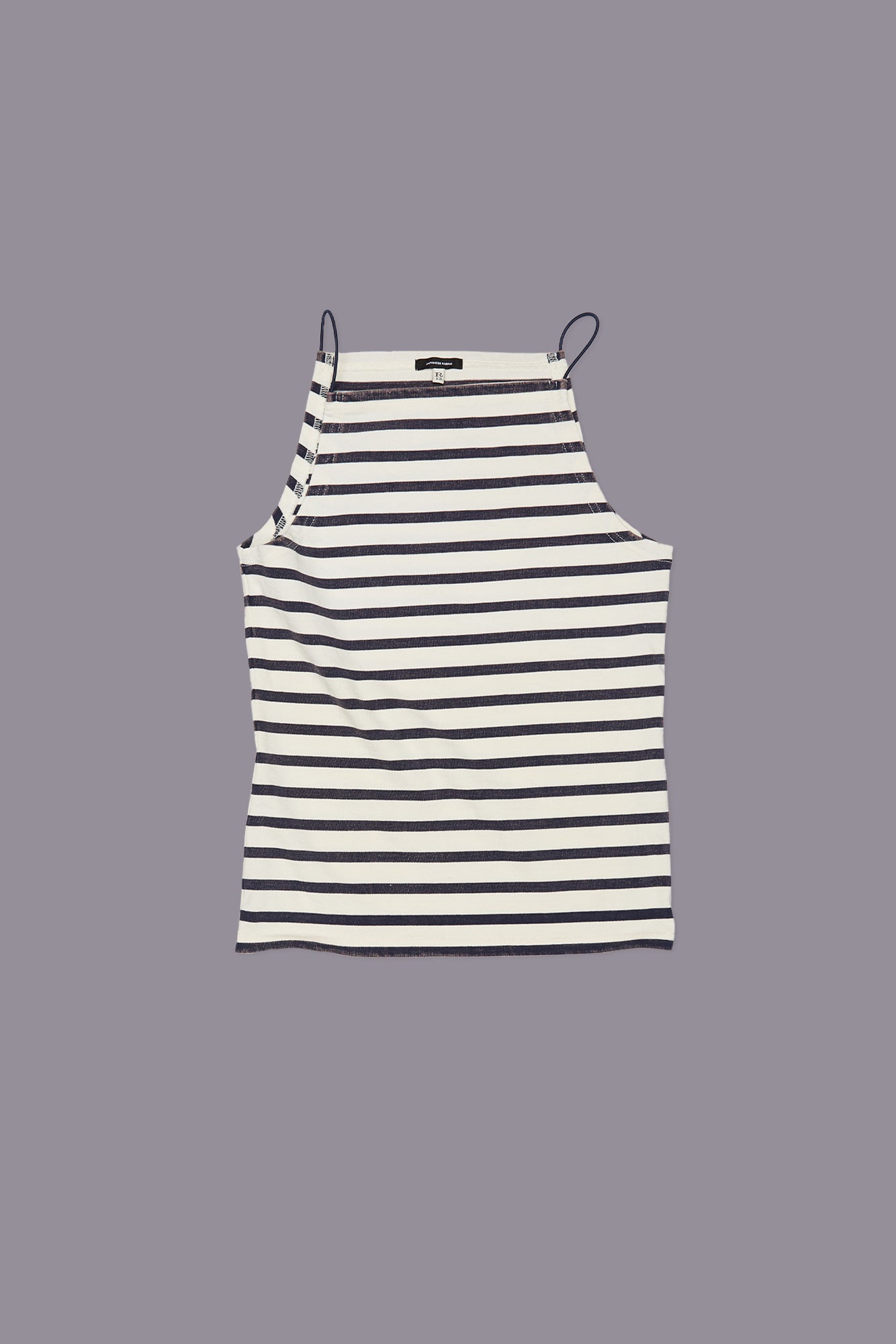 HALTER STRIPE TEE - NAVY/ECRU WIDE STRIPE | R13 near me