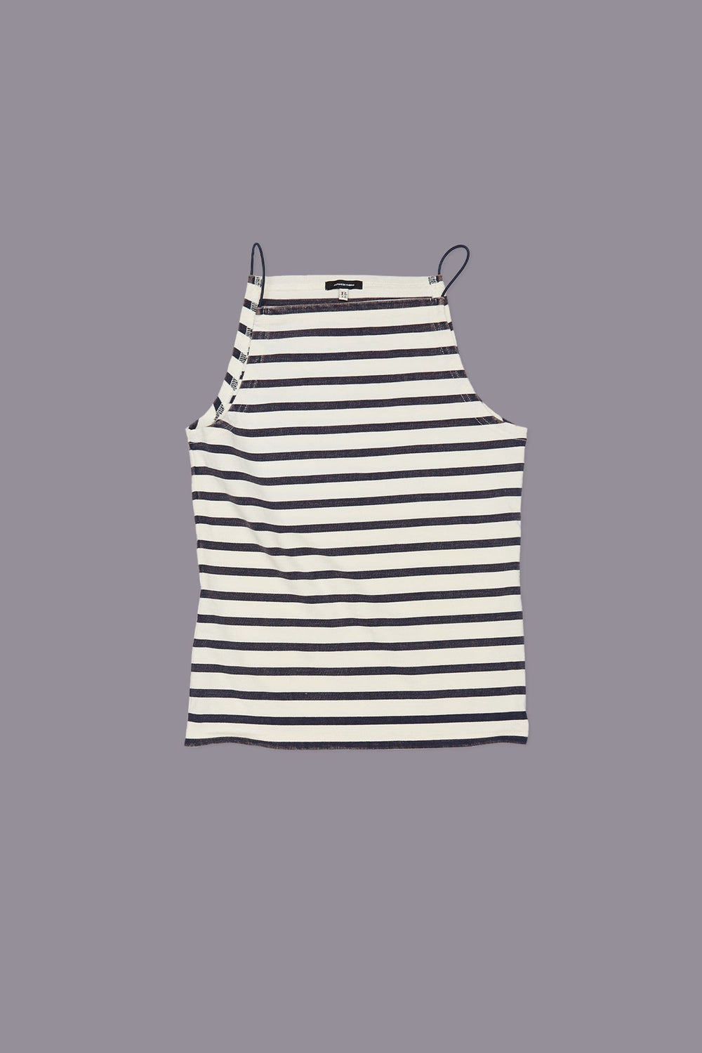 HALTER STRIPE TEE - NAVY/ECRU WIDE STRIPE | R13 near me