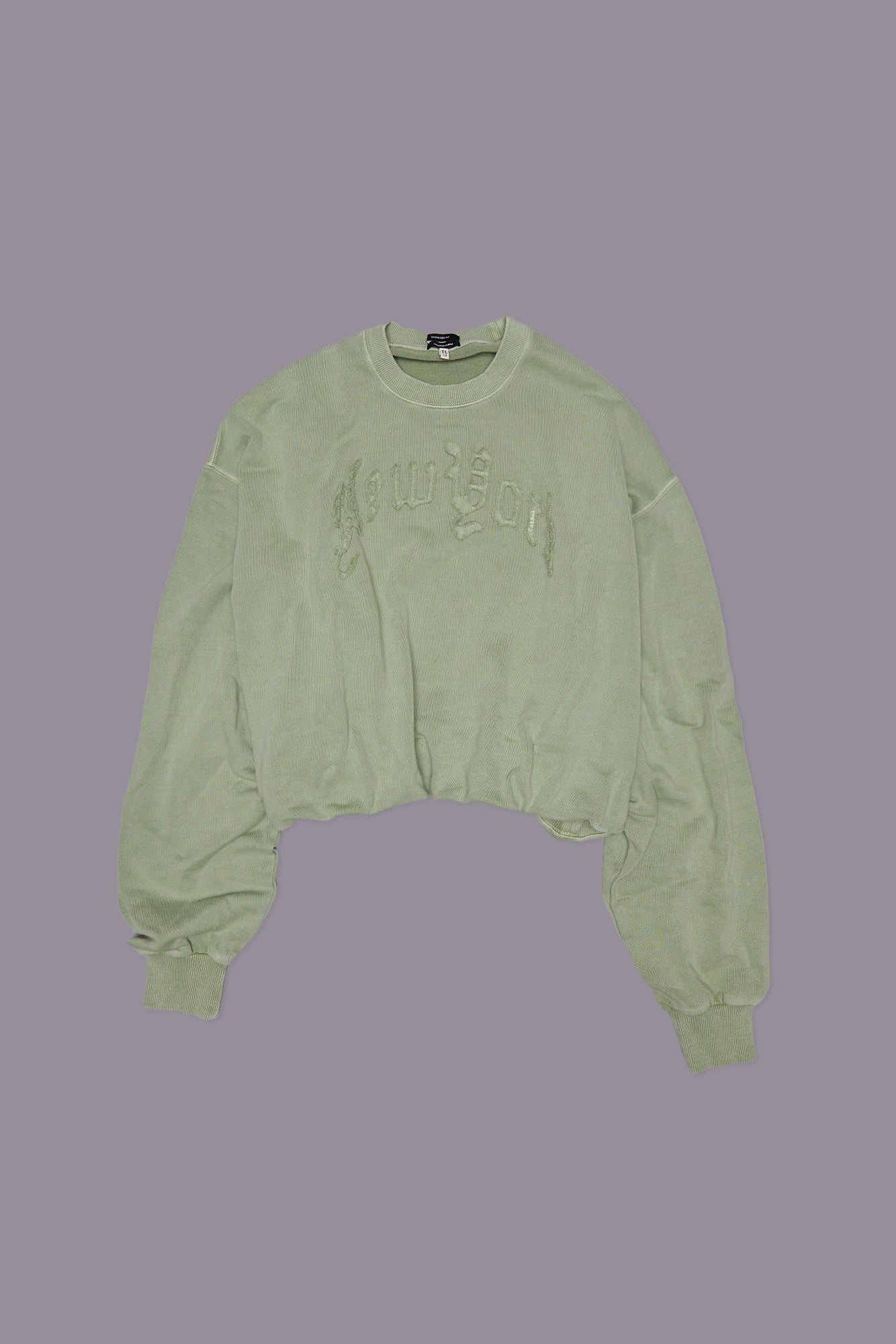 NEW YORK BALLOON CREWNECK - LIGHT OLIVE | R13 discount