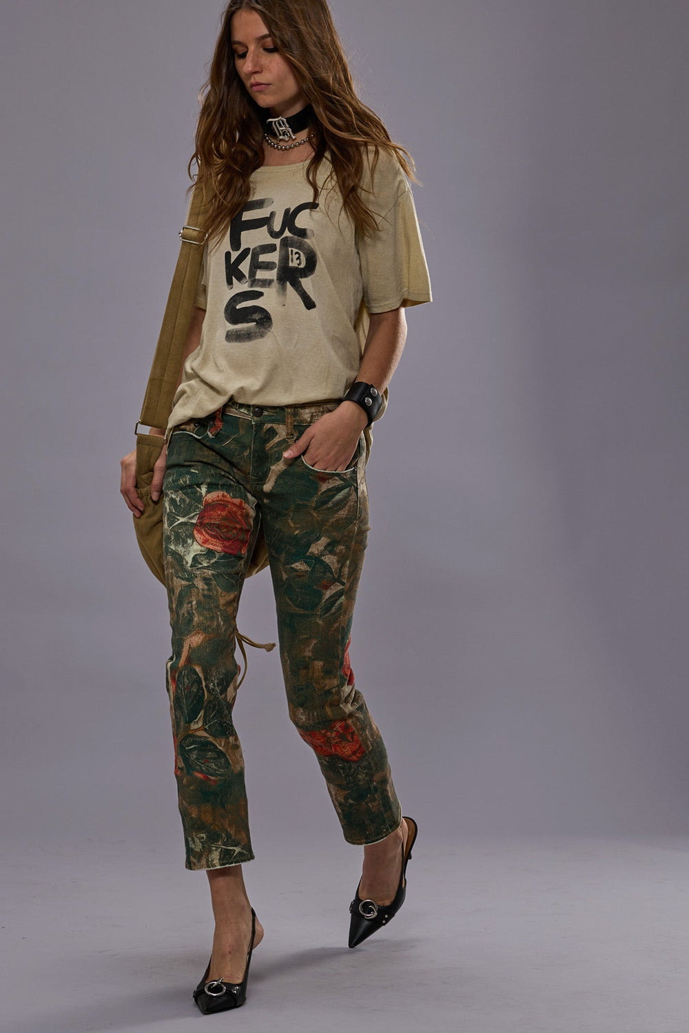 FUCKERS BOY T - KHAKI | R13 for sale